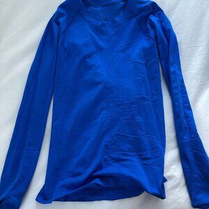 Lululemon Swiftly Long Sleeve Blue Size 2